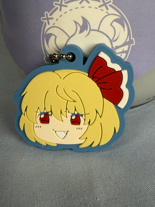 Rumia Take it Easy! Rubber Keychain Vol 2 NIC Touhou Project