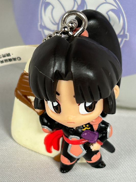 Sango Gachapon Figure Keychain Bandai Banpresto 2001 Inuyasha