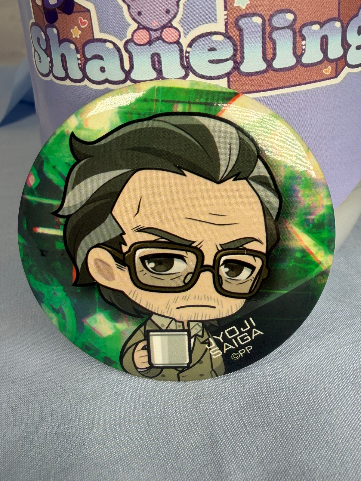 Jyoji Saiga Can Badge Pin Psycho Pass Providence