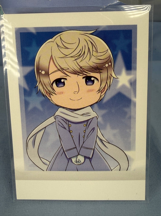 Russia Chibi Polaroid Style Card Hetalia World Stars Movic