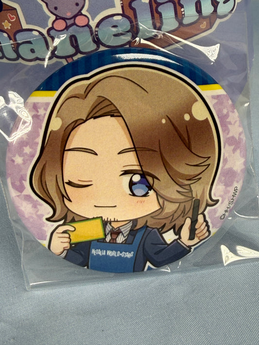 France Can Badge Hetalia World Stars x Village Vanguard Collaboration