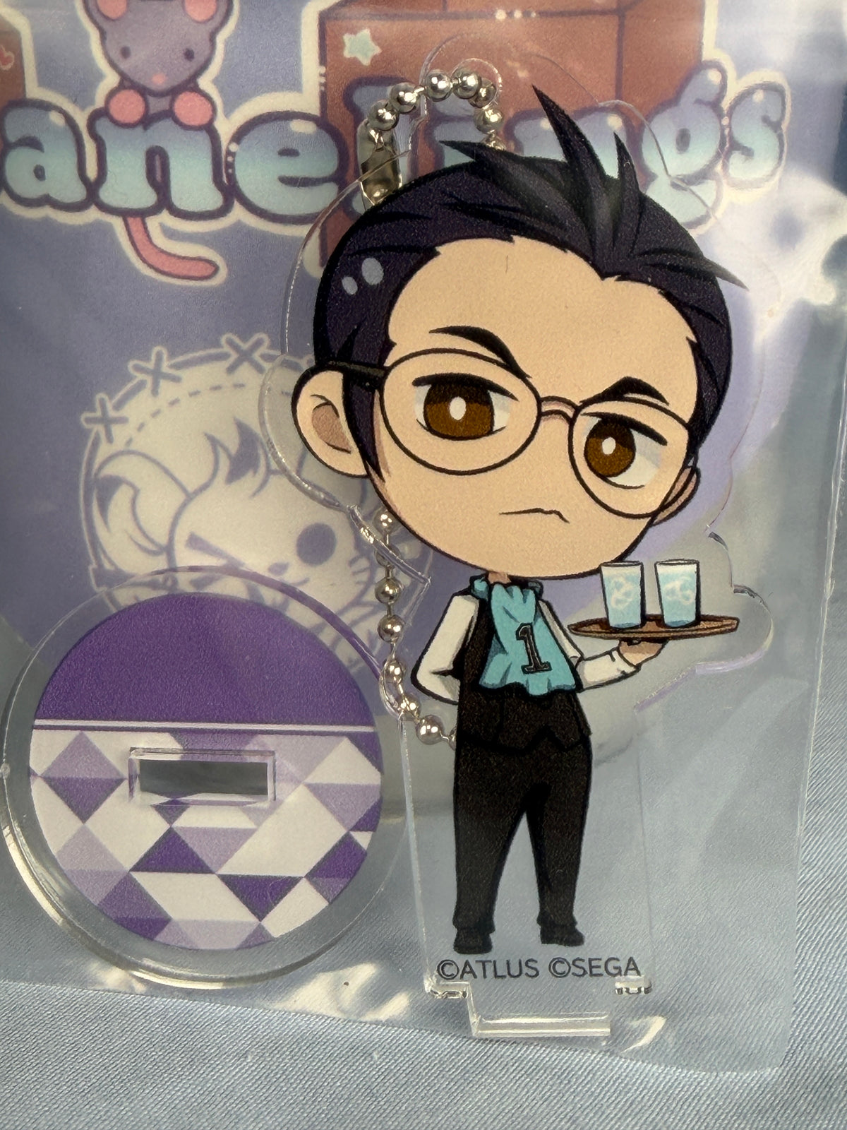 Kei Nanjo Acrylic Keychain Stand Persona 25th Anniversary Café