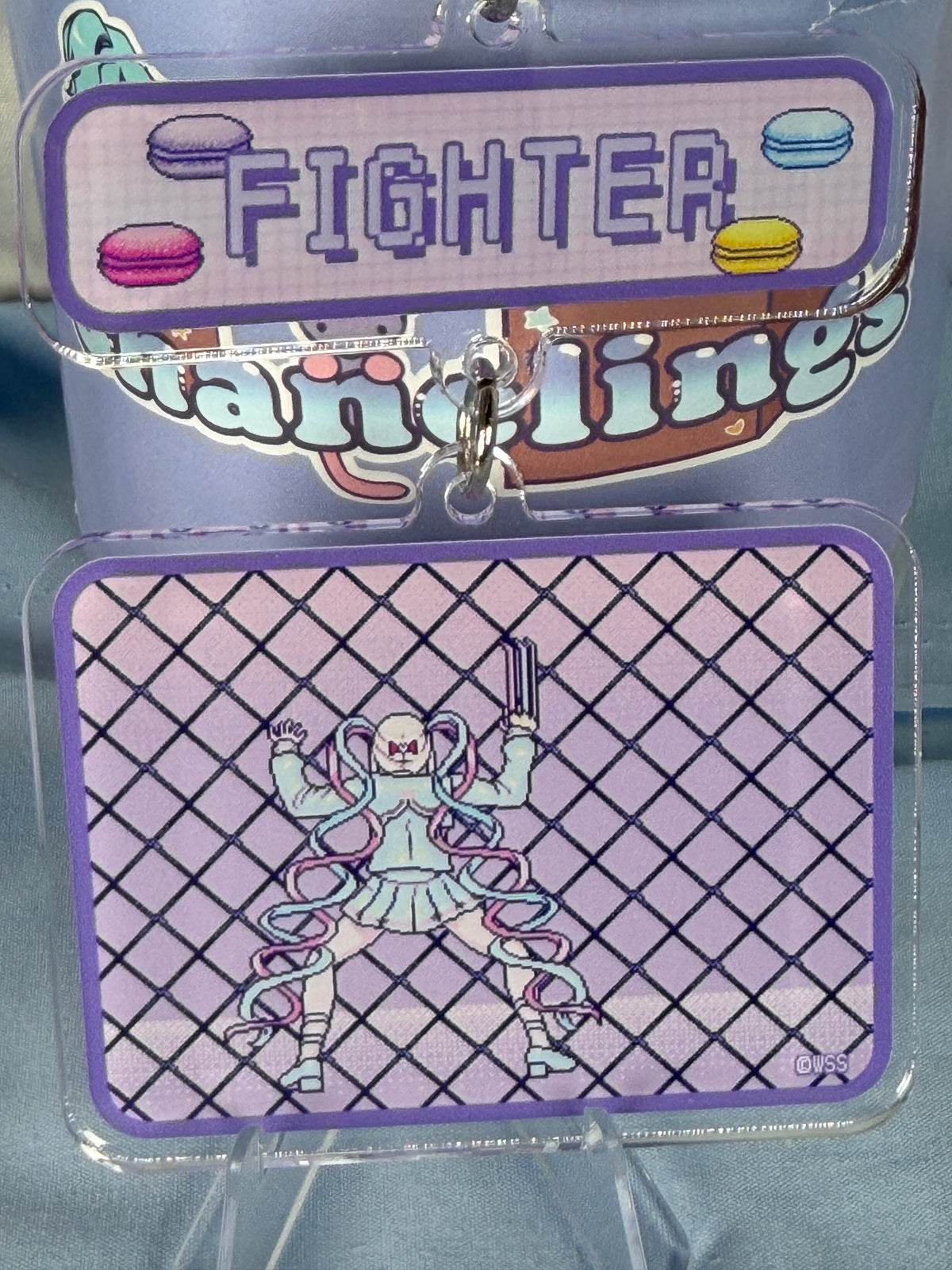 Kangel Fighter Acrylic Keychain Needy Streamer Overload Nidiga Exhibition 4