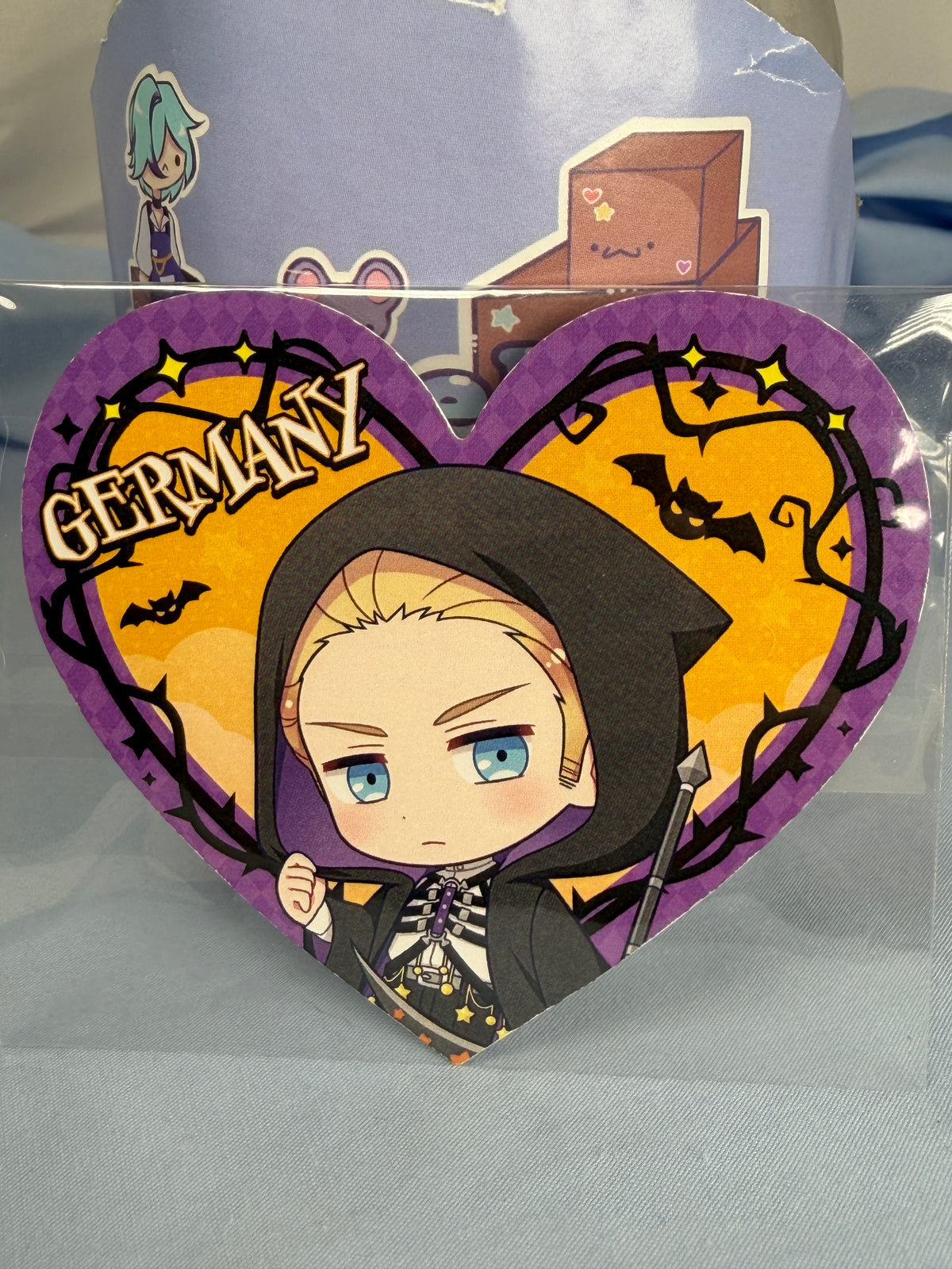 Germany Halloween Party Heart Artwork Display Paper Hetalia World Stars