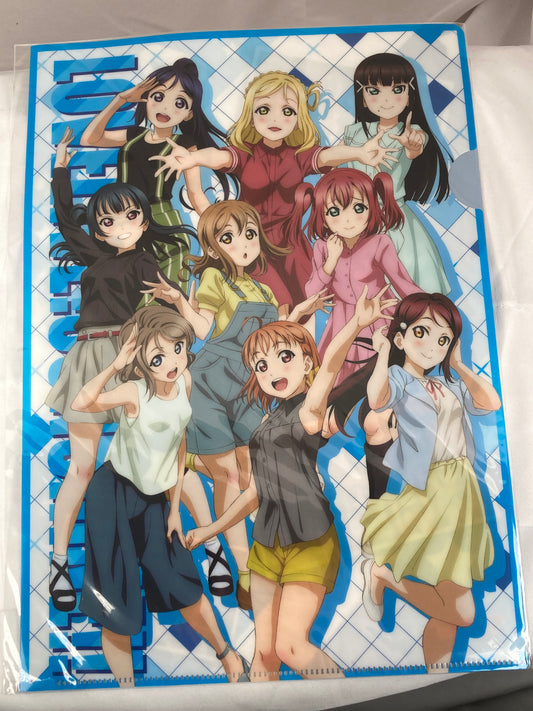 Aqours Casual Wear Clear File Love Live Sunshine Second Season