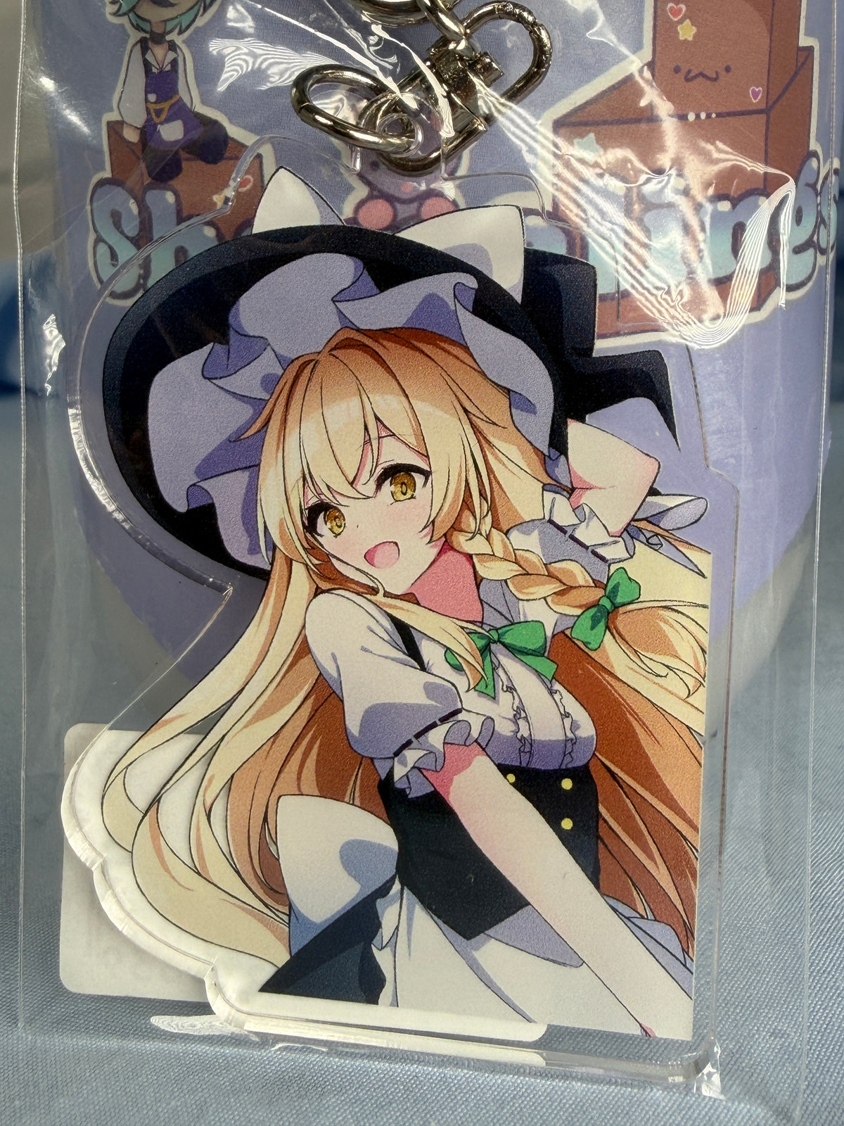Marisa Kirisame Acrylic Keychain Touhou Project Python Kid Illustration