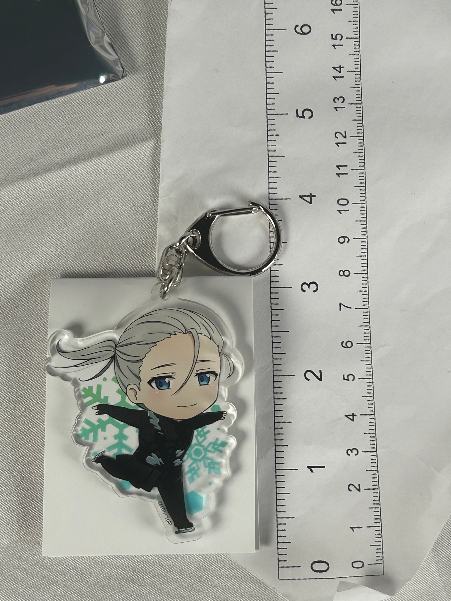 Victor Nikiforov Acrylic Keychain Yuri on Ice El Cute Exrare