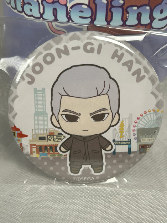 Joon-Gi Han Pin Can Badge Yakuza Like a Dragon