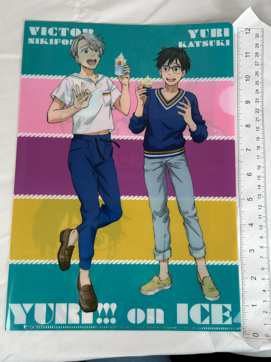 Lawson x Yuri on Ice Clear File Victor Nikiforov Yuri Katsuki