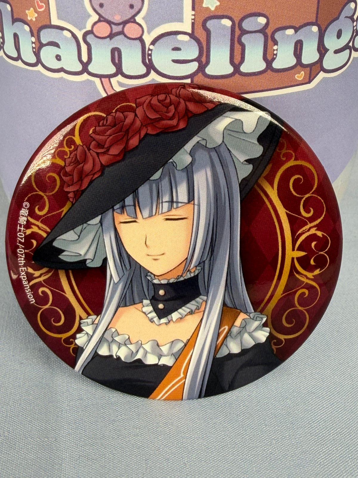Virgilia Official Illustration Can Badge Pin Umineko When They Cry