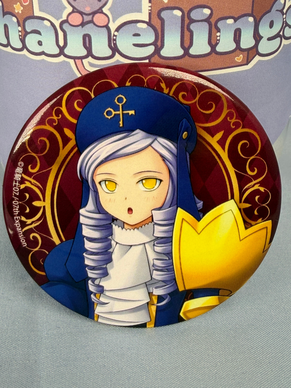 Dlanor A Knox Official Illustration Can Badge Pin Umineko When They Cry