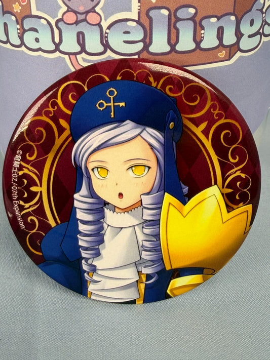 Dlanor A Knox Official Illustration Can Badge Pin Umineko When They Cry