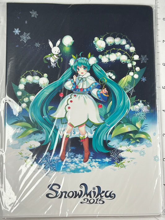Snow Miku 2015 Notebook Cover Vocaloid
