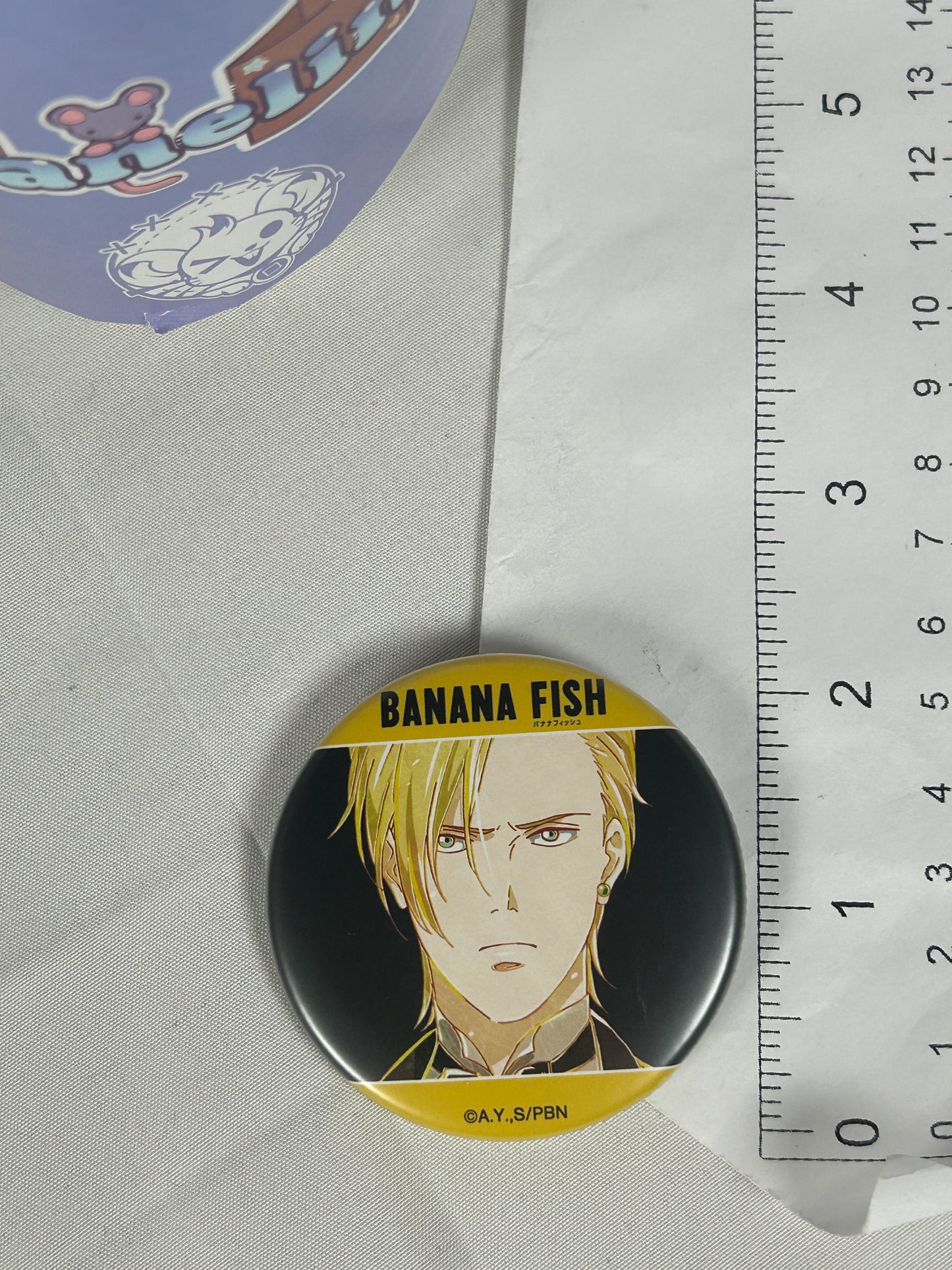 Ash Lynx Can Badge Ani-Art Banana Fish arma bianca