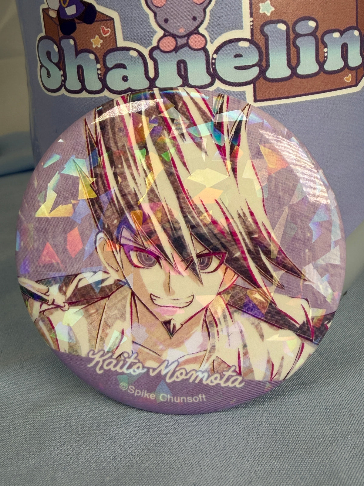 Kaito Momota Ani-Art Can Badge Pin Ver B Danganronpa V3