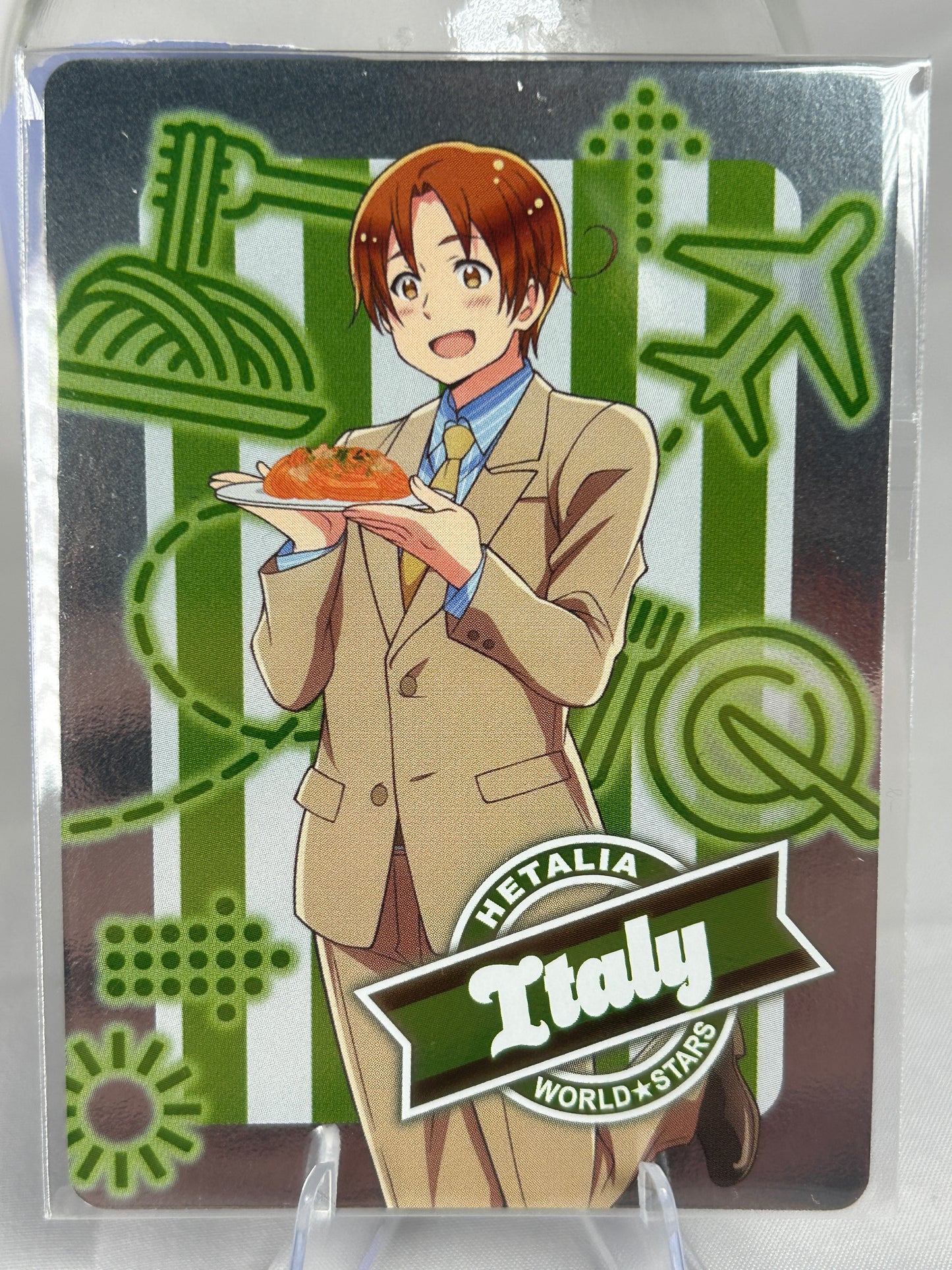 Italy Pasta Neon Collection Card Hetalia World Stars