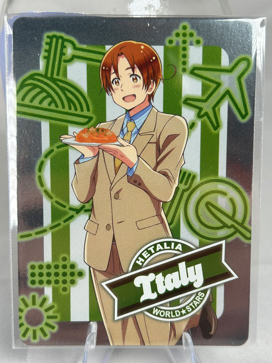 Italy Pasta Neon Collection Card Hetalia World Stars