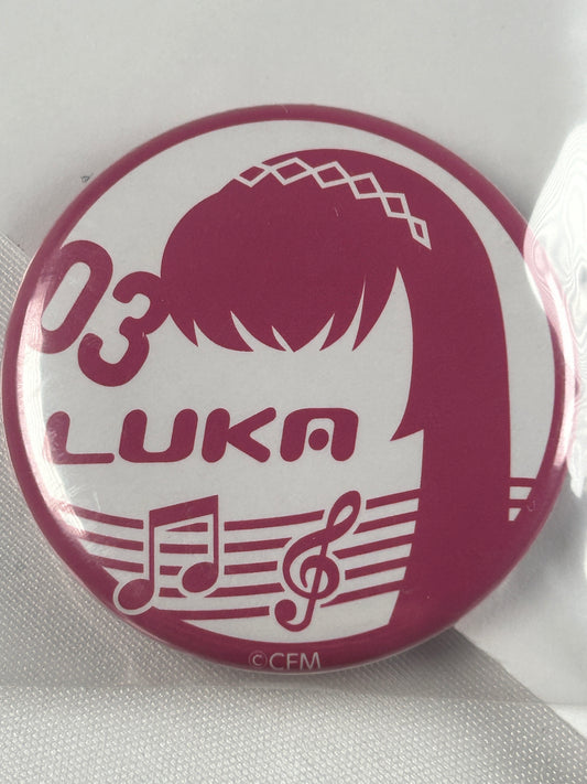 Megurine Luka Badge Hatsune Miku Chronicle Lottery Vocaloid