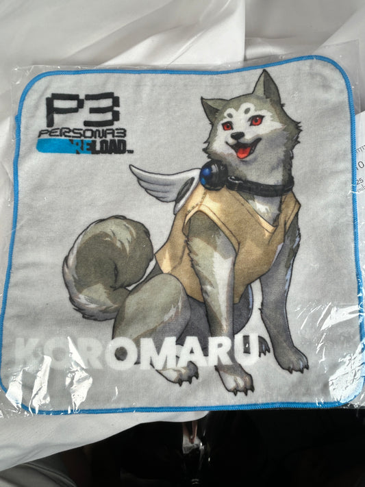 Koromaru Hand Towel Persona 3 Reload Avail