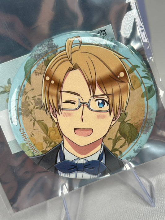 America Butler Button Can Badge Hetalia World Stars arma bianca
