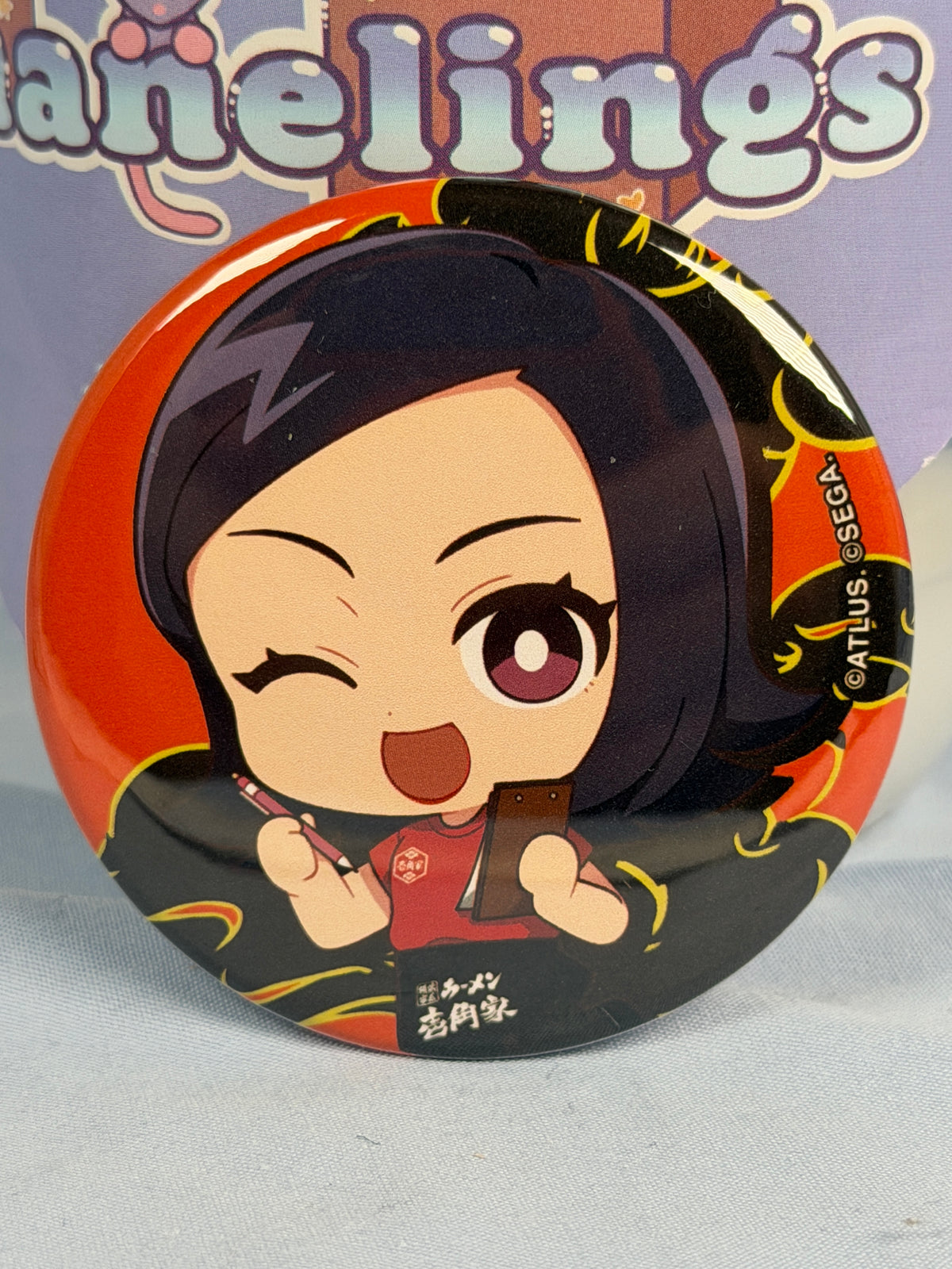 Maya Amano Ramen Can Badge Persona 2 Eternal Punishment Ichikakuya Collaboration