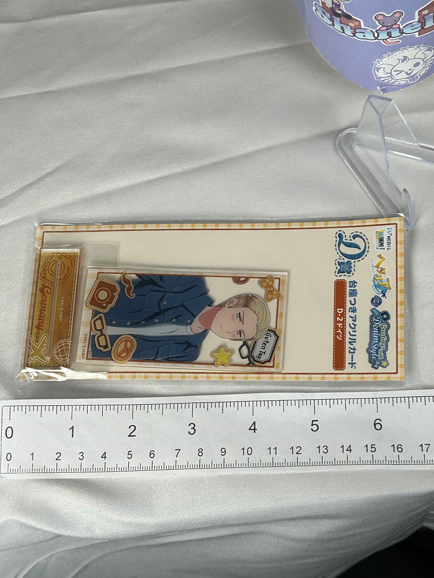 Germany Acrylic Stand Greetings With Denim Hetalia World Stars WEB Lottery