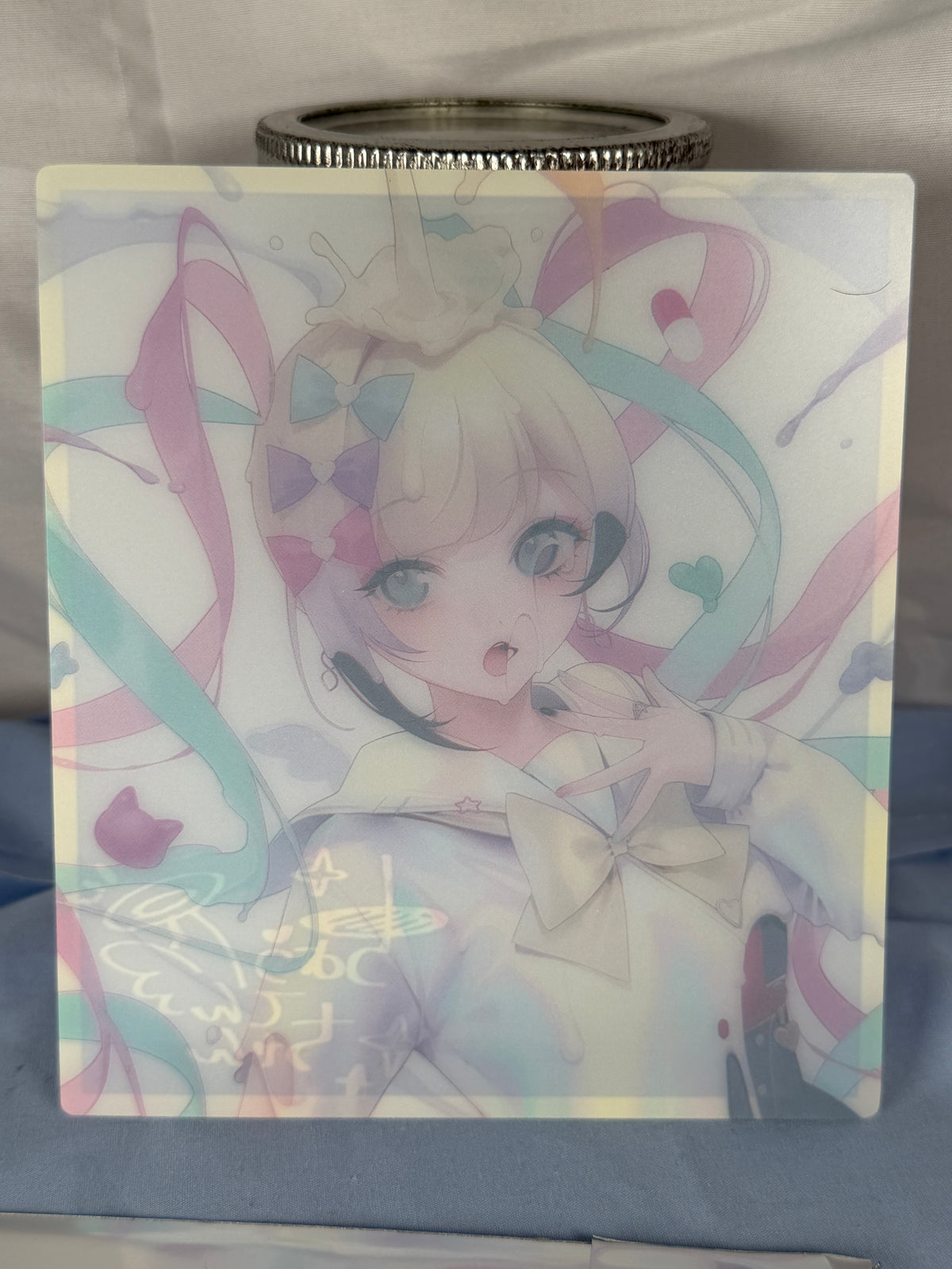 KAngel Milk Signed Plastic Display Needy Streamer Overload