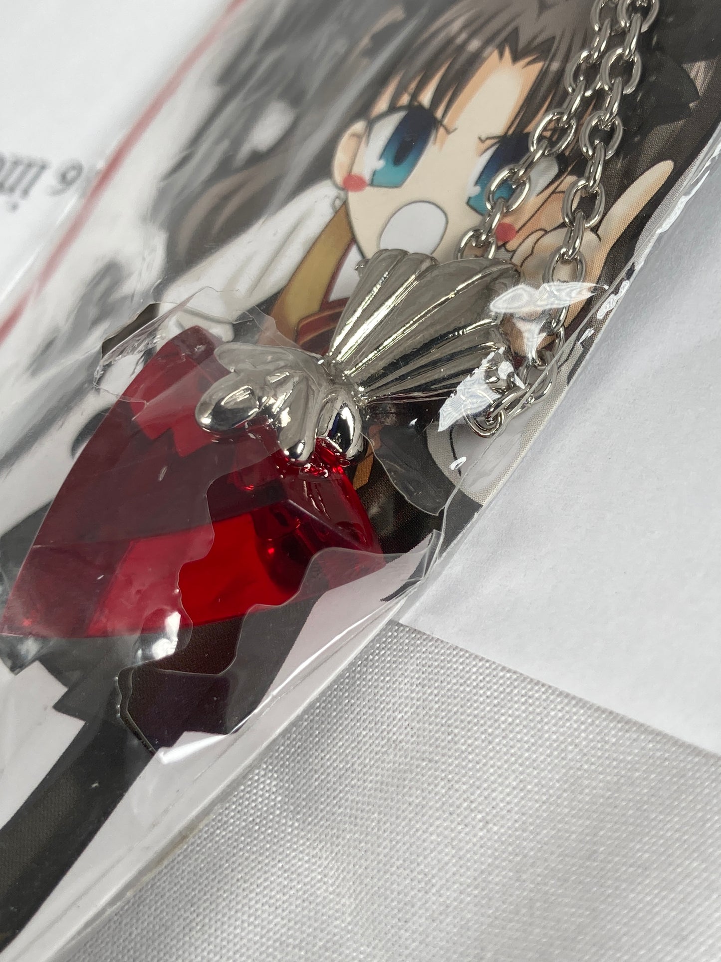 Rin Tohsaka Heart Pendant Keychain Cosplay Fate Stay Night