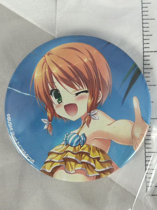 Yuzurizaki Nero Swimsuit Portrait Badge Button Milky Holmes