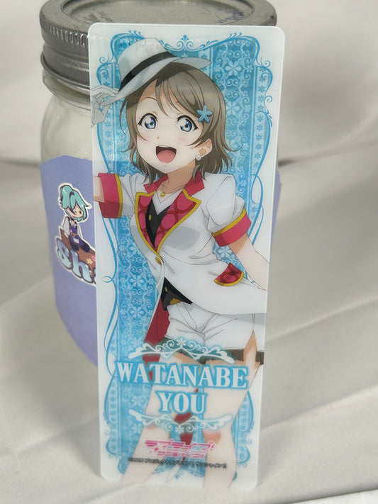 You Watanabe Mirai Ticket Plastic Bookmark Love Live Aqours Sunshine