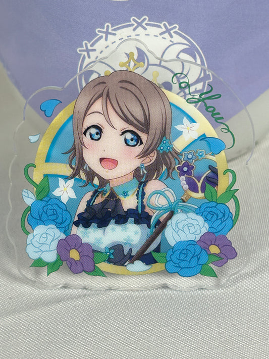 You Watanabe Flowers Acrylic Clip Love Live Aqours Sunshine