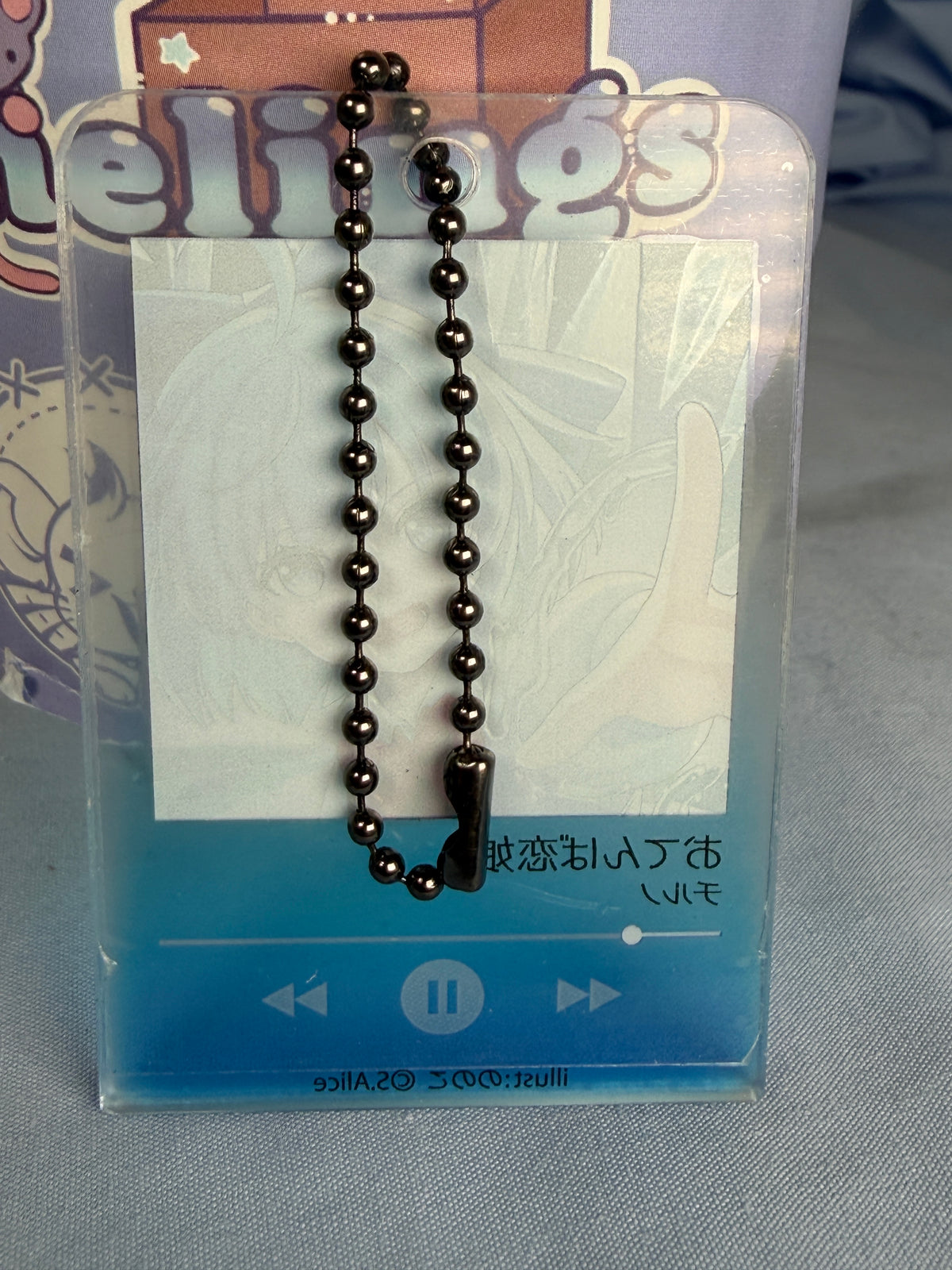 Cirno Music Player Acrylic Keychain Touhou Project LEC