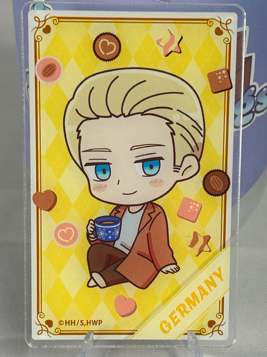 Germany Acrylic Card Hetalia World Stars GALLERY Café