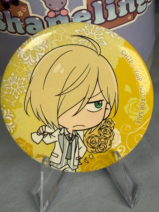Yuri Plisetsky Bouquet Can Badge Pin Yuri On Ice FamilyMart