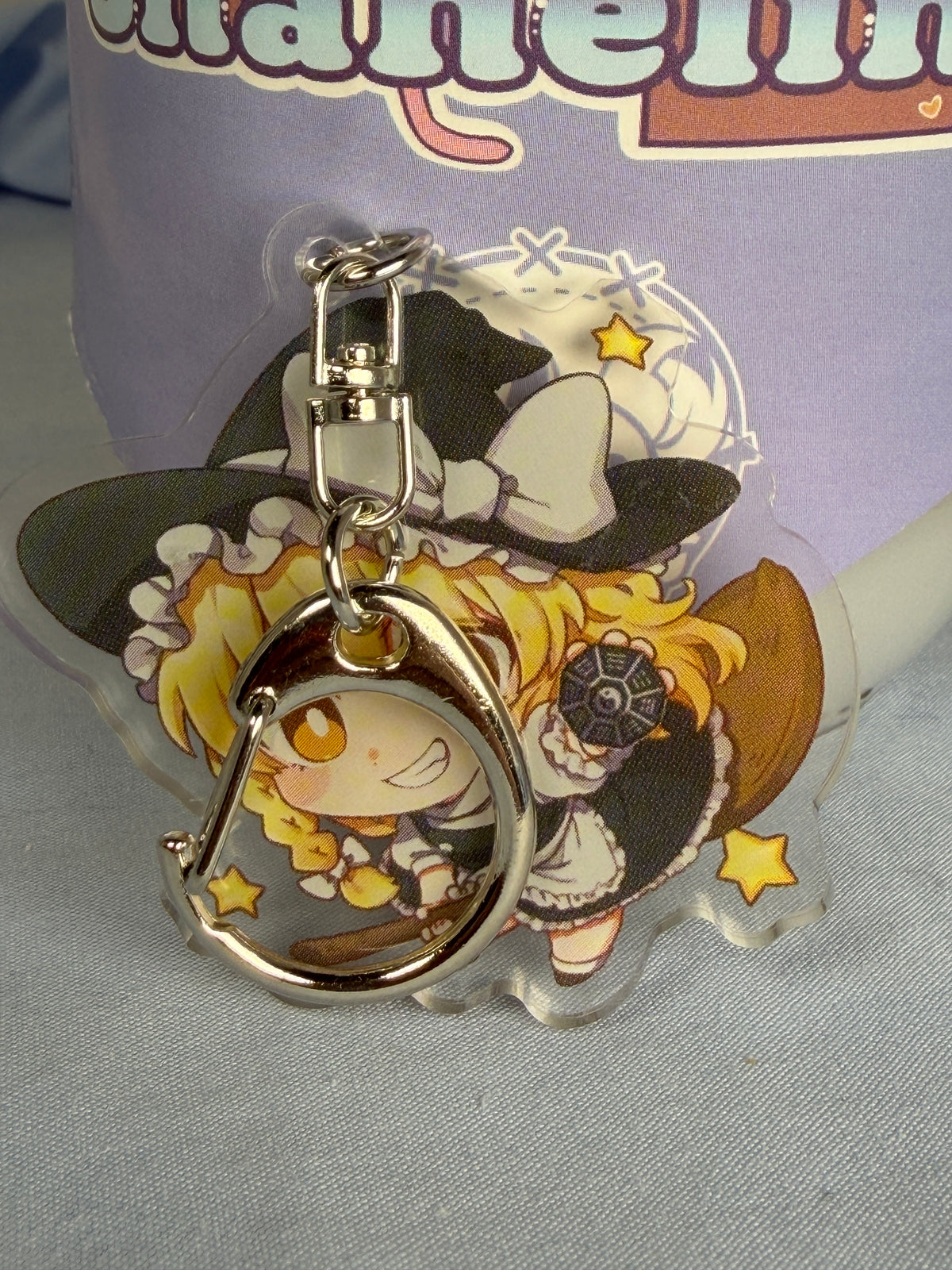 Marisa Kirisame Acrylic Keychain Touhou Project Ringoen Illustration