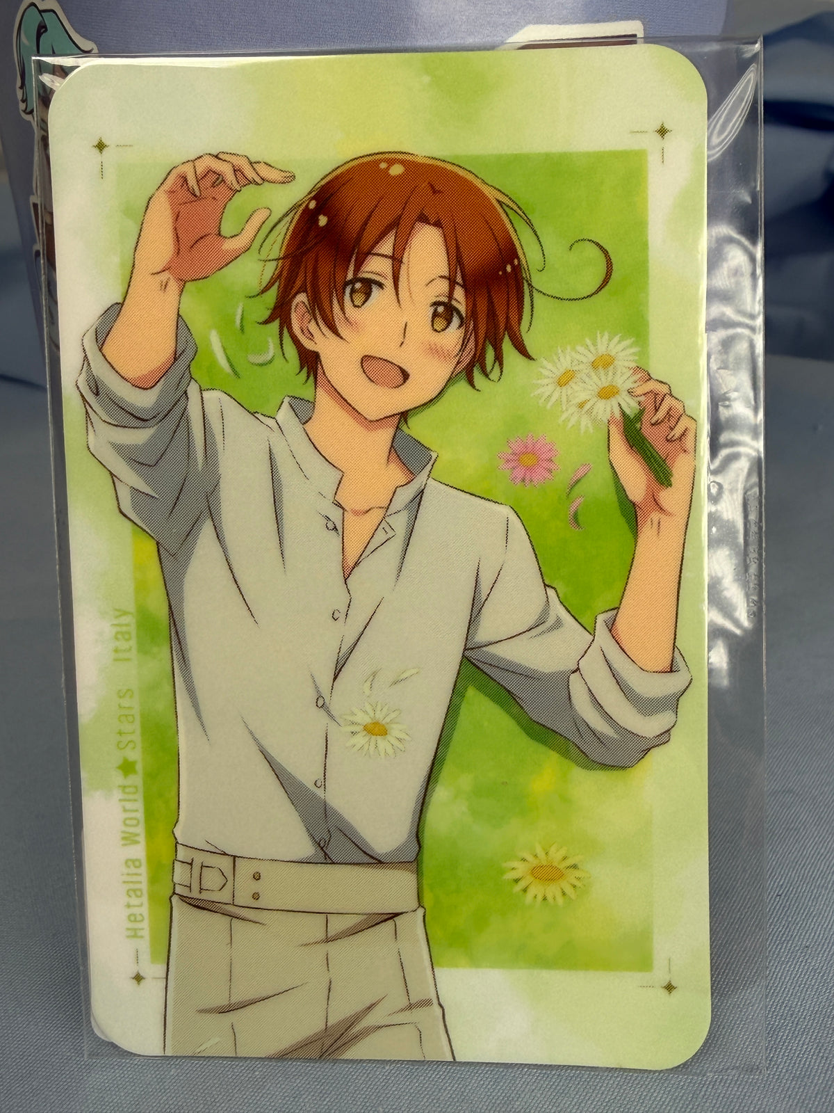 Italy Flower Shower Card Hetalia World Stars Web Lottery SP-1