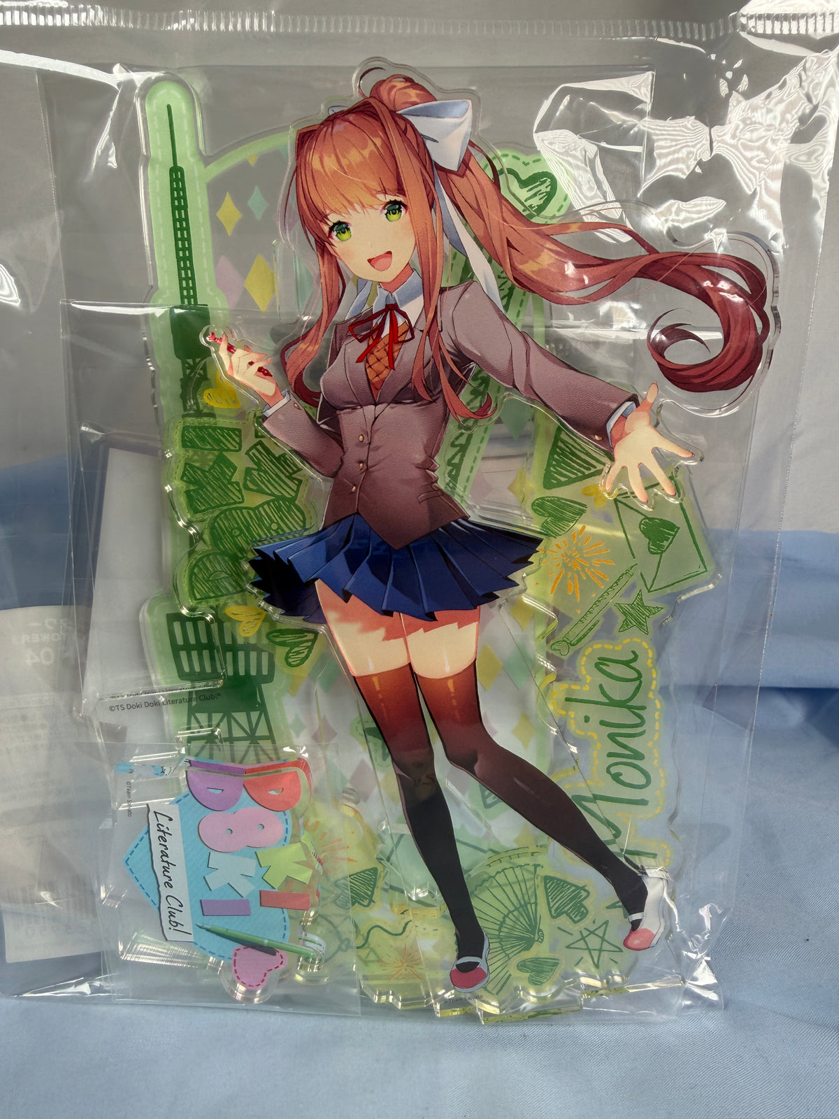 Monika Original Art Acrylic Stand Doki Doki Literature Club DDLC Tokyo Tower