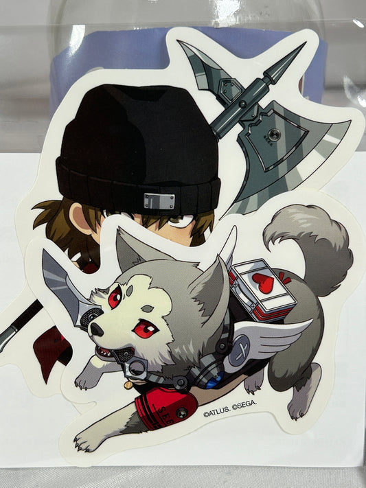 Shinjiro Aragaki Koromaru Sticker Set Persona 3 Reload Good Smile Lottery F Prize