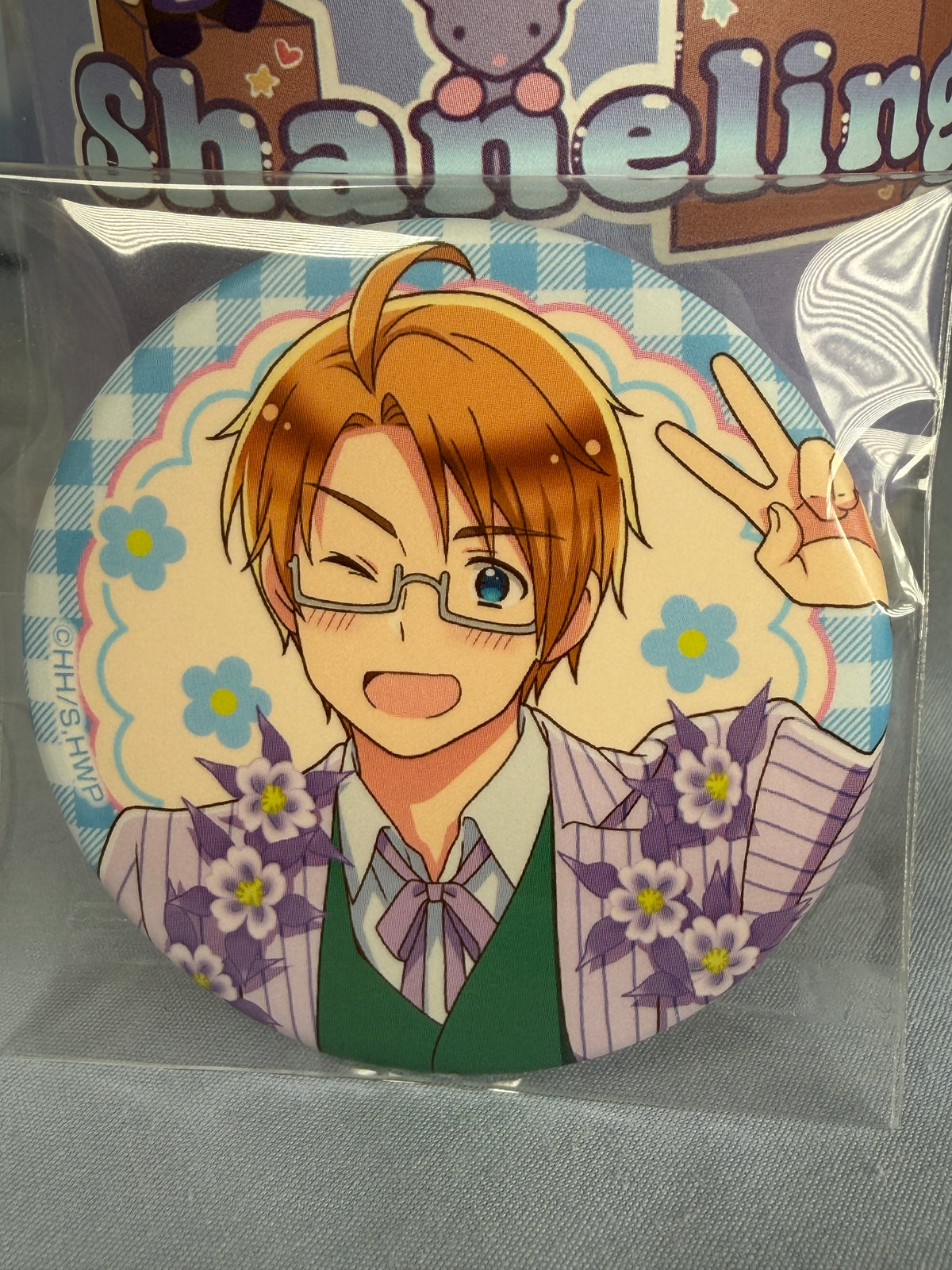 America Flower Parade Can Badge Pin Hetalia World Stars