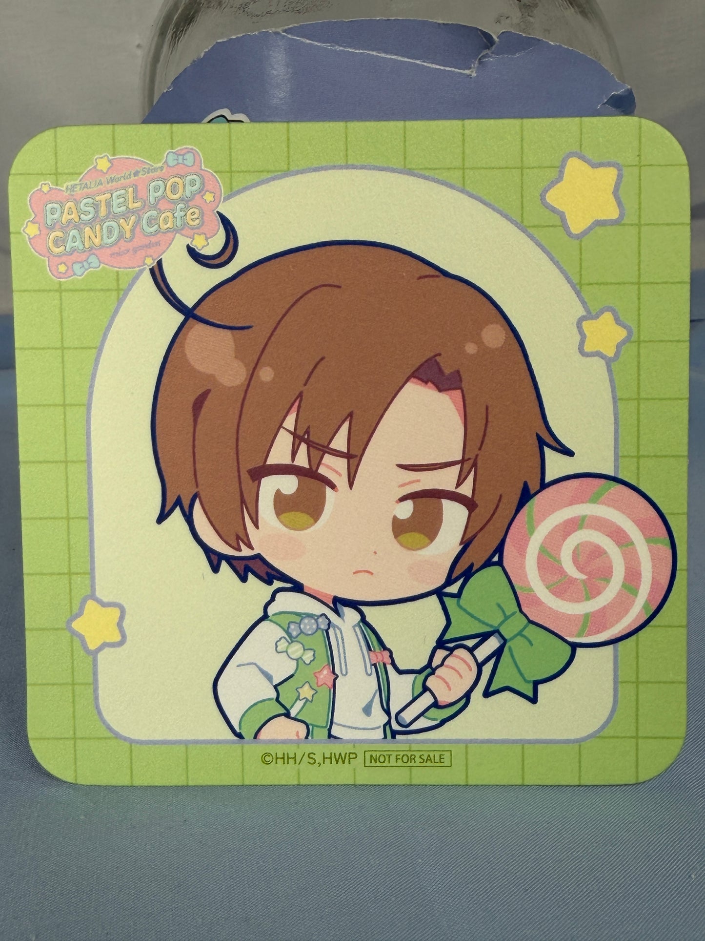 Italy Romano Pastel Pop Candy Paper Coaster Hetalia World Stars mixx Garden