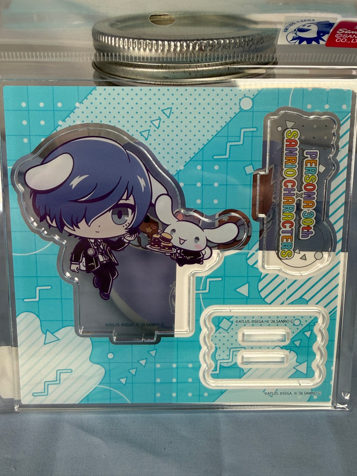 Makoto Yuki Cinnamoroll Acrylic Stand Persona 3 Reload x Sanrio 30th Anniversary