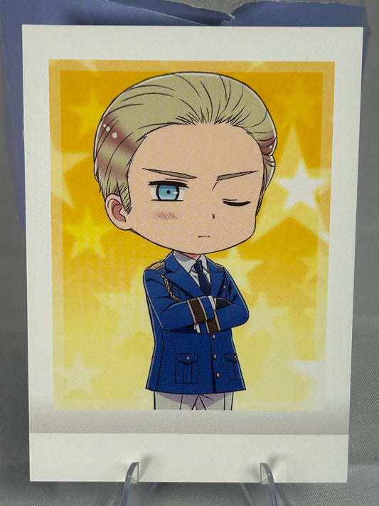Germany Chibi Poloroid Style Card Hetalia World Stars Movic