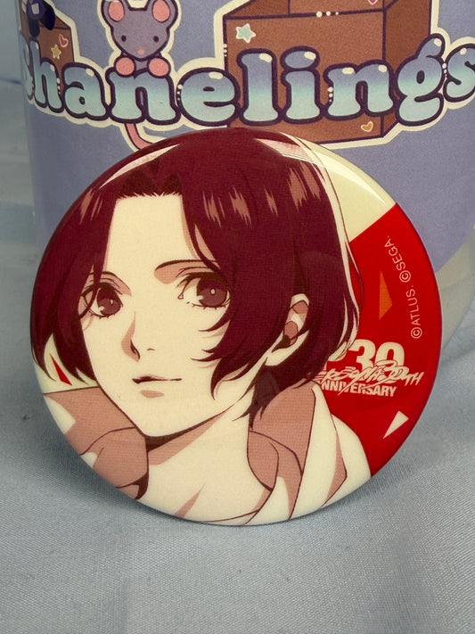 Nagisa Kamisiro Wonder Glow in Dark Badge Pin Persona 5 The Phantom X Harakado