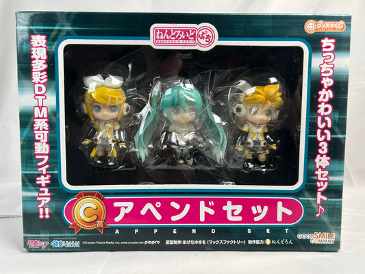 Hatsune Miku Rin Len Append Petite Nendoroid Figure Vocaloid Goodsmilecompany