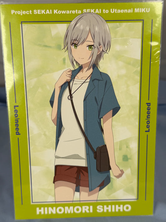 Hinomori Shiho Project Sekai Movie Bonus Postcard