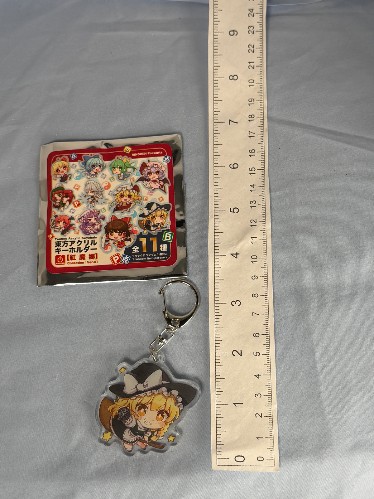 Marisa Kirisame Acrylic Keychain Touhou Project Ringoen Illustration