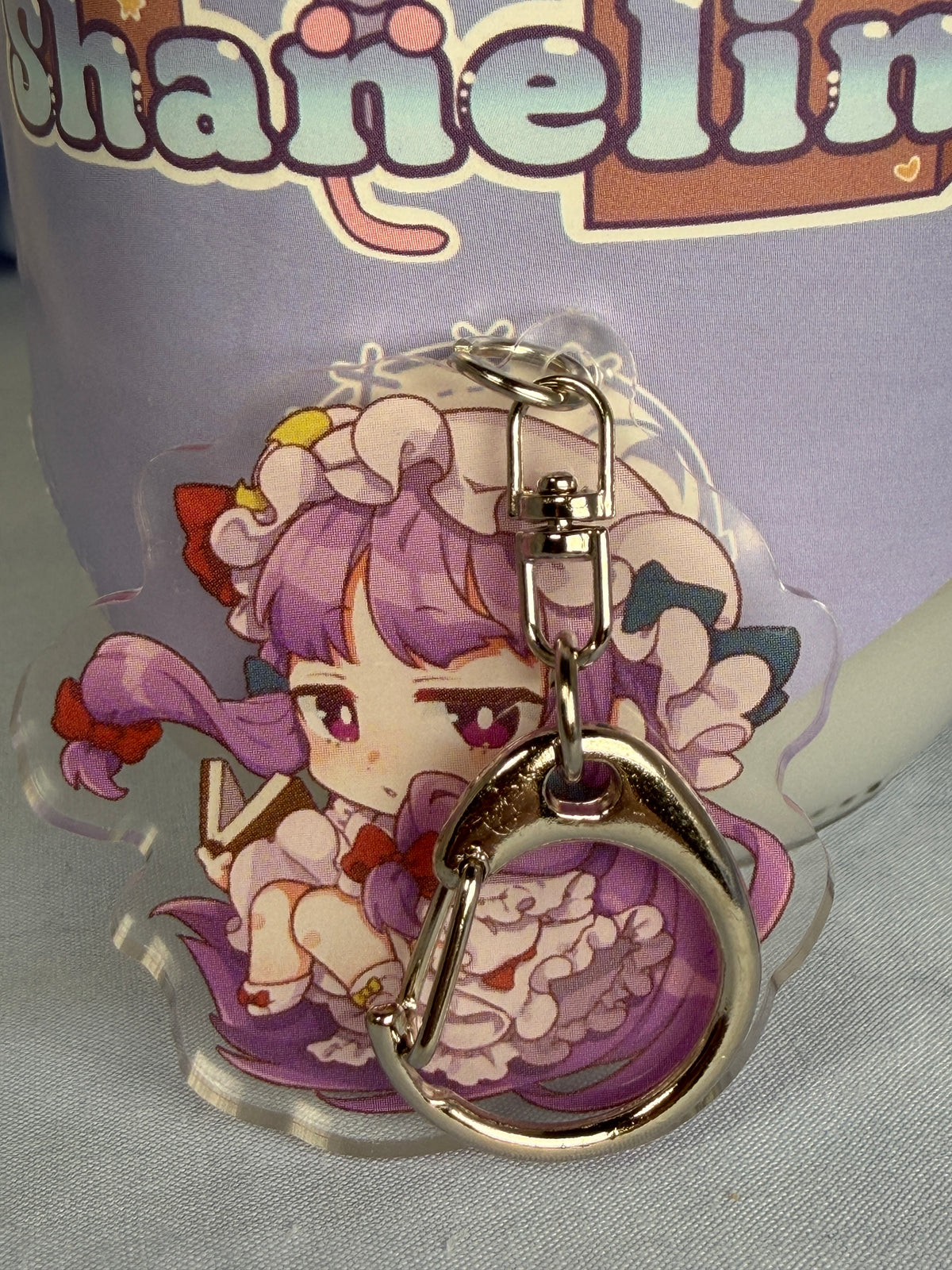 Patchouli Knowledge Acrylic Keychain Touhou Project Ringoen Illustration
