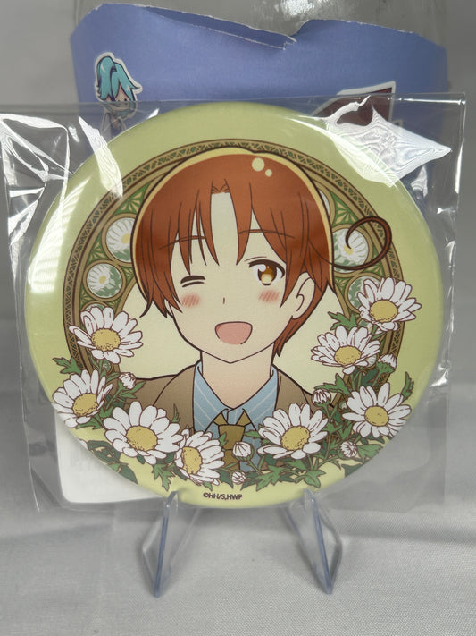 Italy Chara Nouveau Button Can Badge Hetalia World Stars