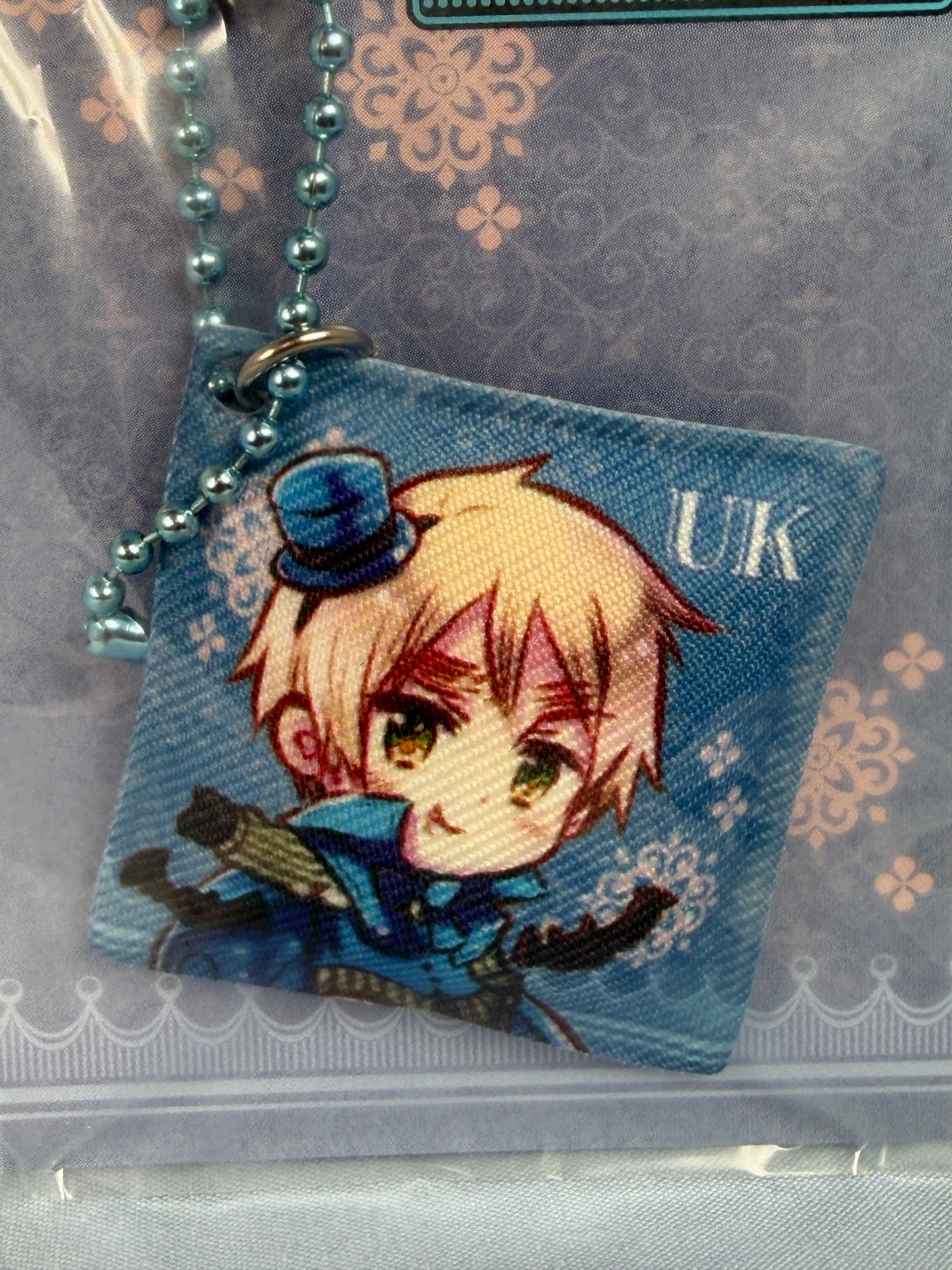 Halloween UK England Mobile Phone Cleaner Keychain Hetalia Axis Powers 2011