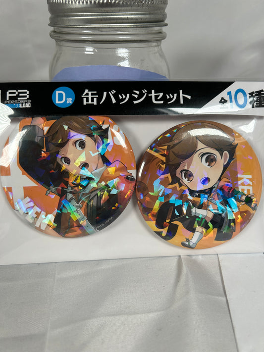 Ken Amada Large Badge Set Persona 3 Reload Good Smile Lottery D JP Exclusive